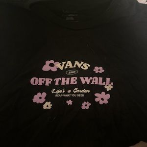 vans flower tee
